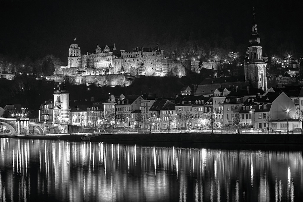 Heidelberg in Schwarz/Weiss